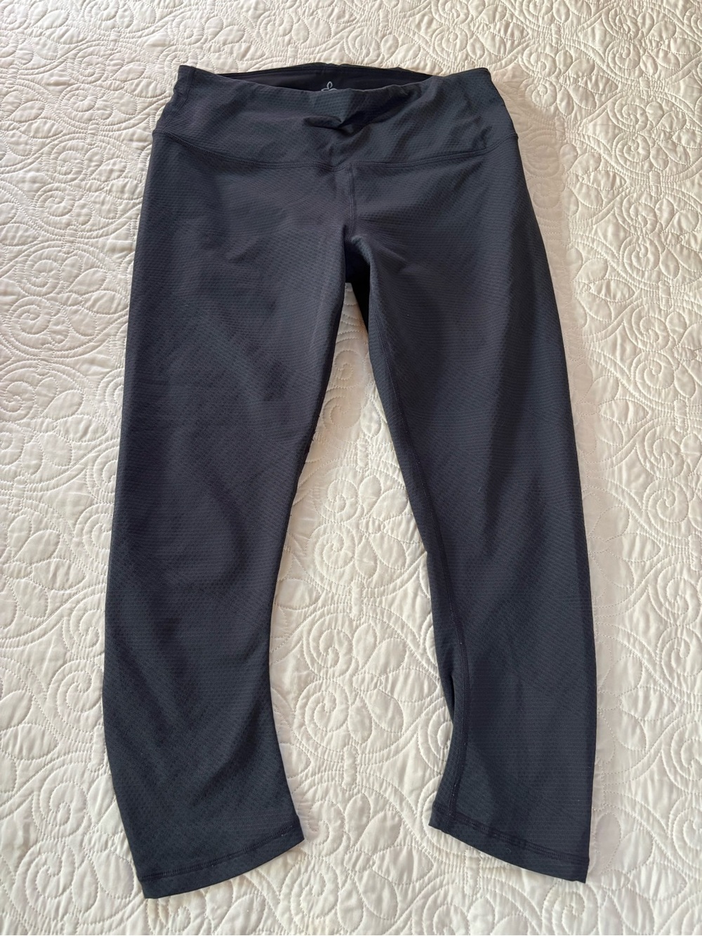 Prana Misty Capri Leggings in Charcoal